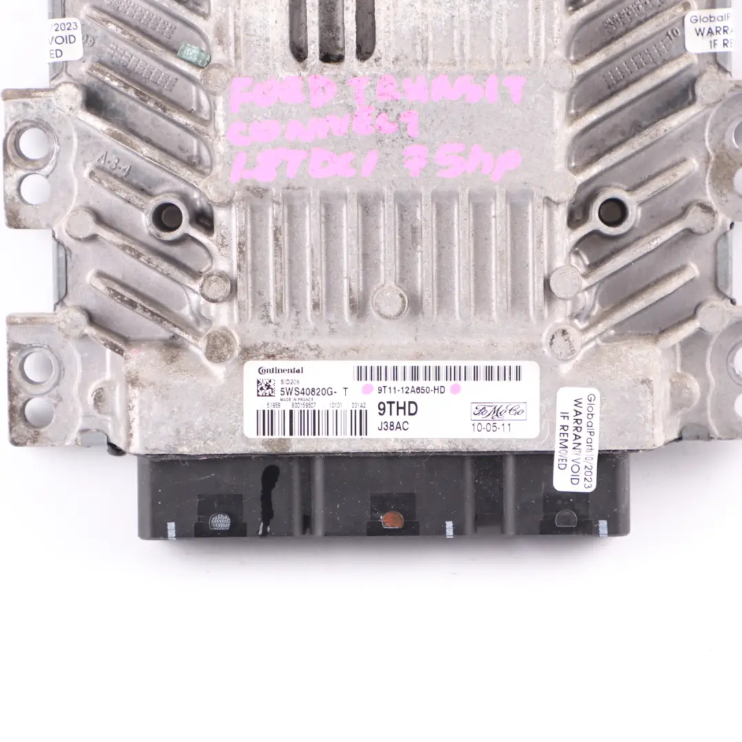Control Unit ECU Module to Ford Transit Connect 1.8 TDCi Engine with Part number 9T11-12A650-HD Ford Transit Connect 1.8 TDCi Engine Control Unit ECU Module - SKU 9T11-12A650-HD - Part number 9T11-12A650-HD