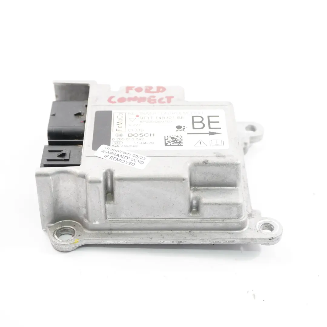 Ford Transit Connect ECU Unidad Control Choque Módulo Impacto - SKU 9T1T-14B321-BE - Número de pieza 9T1T-14B321-BE
