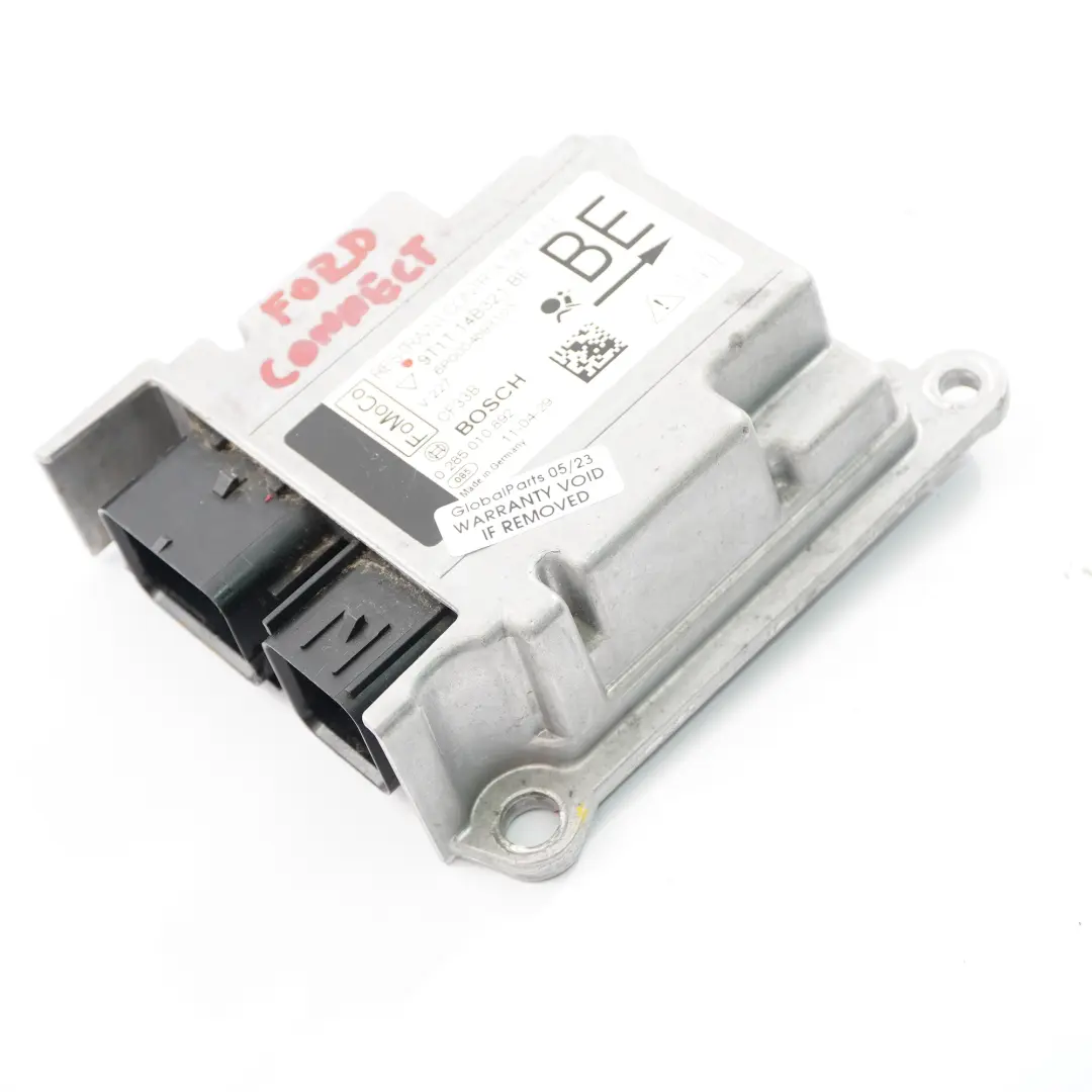ECU Steuergerät Aufprallsensor Modul für Ford Transit Connect mit Teilenummer 9T1T-14B321-BE Ford Transit Connect ECU Steuergerät Aufprallsensor Modul - SKU 9T1T-14B321-BE - Teilenummer 9T1T-14B321-BE