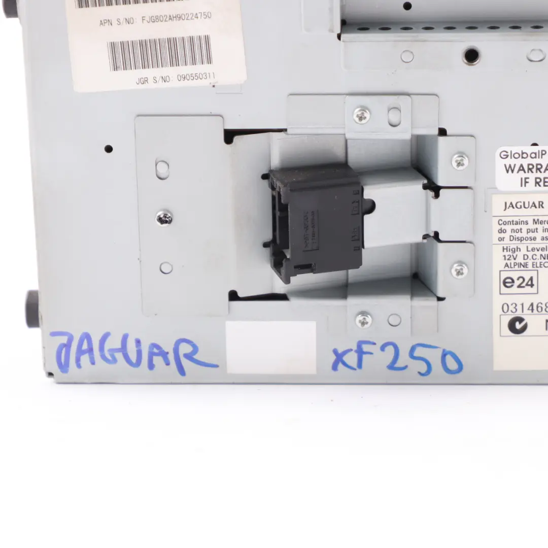  Jaguar XF X250 Dashboard Display Screen Multifunction Head Unit - SKU 9X2310E889AB - Part number 9X2310E889AB
