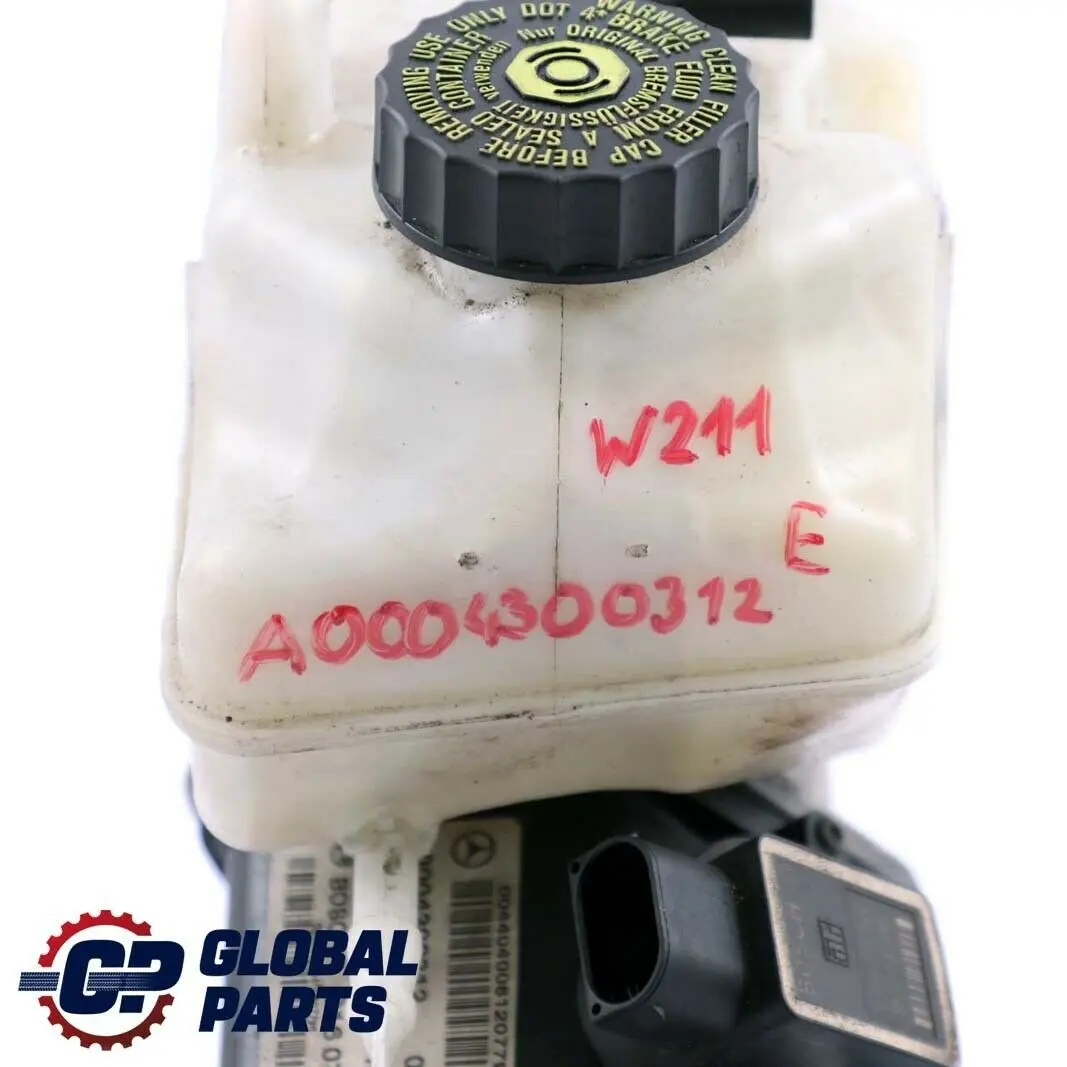 Bremsservo-Hauptzylinder für Mercedes S211 W211 mit Teilenummer A0004300312 Mercedes S211 W211 Bremsservo-Hauptzylinder - SKU A0004300312 - Teilenummer A0004300312