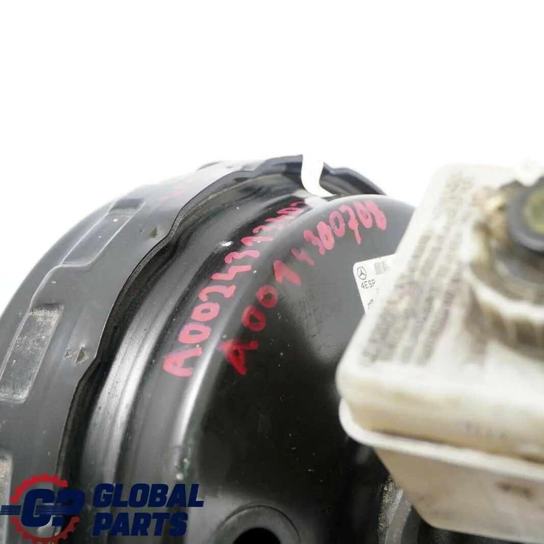 Mercedes-Benz M-Class ML W163 Brake Servo Master Cylinder A1634300630 to with Part number A0014300708 Mercedes-Benz M-Class ML W163 Brake Servo Master Cylinder A1634300630 - SKU A0014300708 - Part number A0014300708