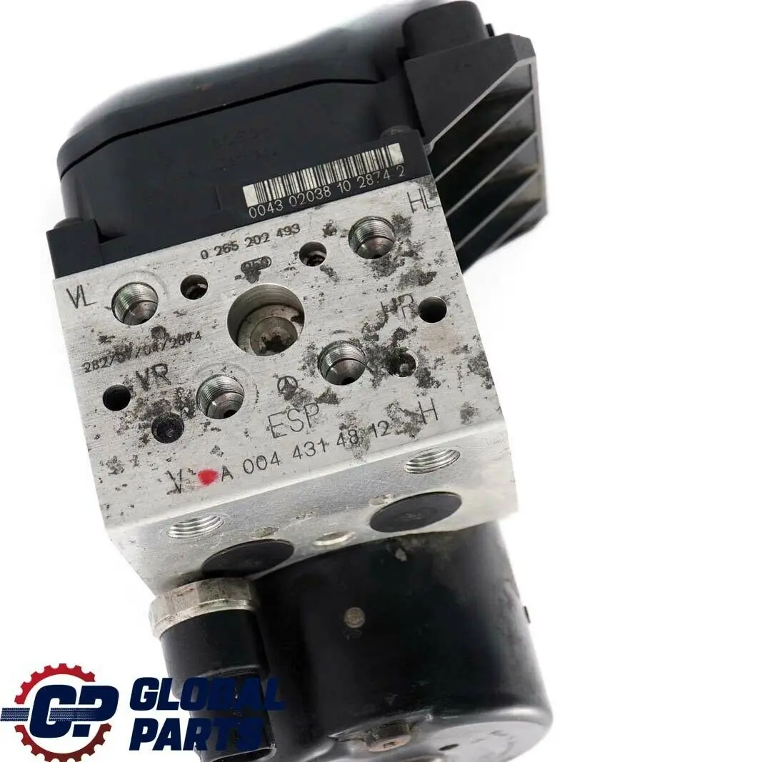 Mercedes-Benz S210 W210 Bloc Hydraulique Aggregat ABS Pompe pour à propos du numéro de pièce A0044314912 Mercedes-Benz S210 W210 Bloc Hydraulique Aggregat ABS Pompe - SKU A0044314912 - Numéro de pièce A0044314912