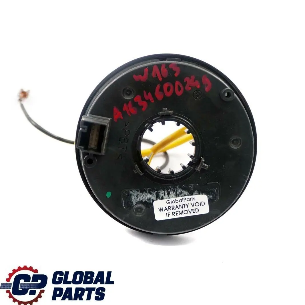 Mercedes-Benz M-Class ML W163 Steering Airbag Slip Ring to with Part number A1634600249 Mercedes-Benz M-Class ML W163 Steering Airbag Slip Ring - SKU A1634600249 - Part number A1634600249