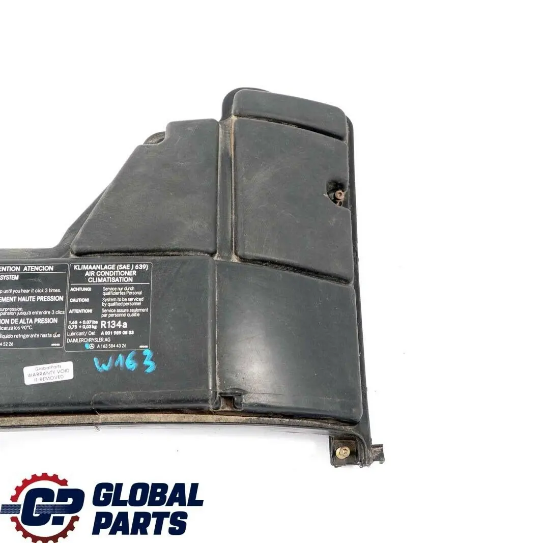 Mercedes ML W163 Fuse Relay Box ECU Cover Trim - SKU A1635400382 - Part number A1635400382