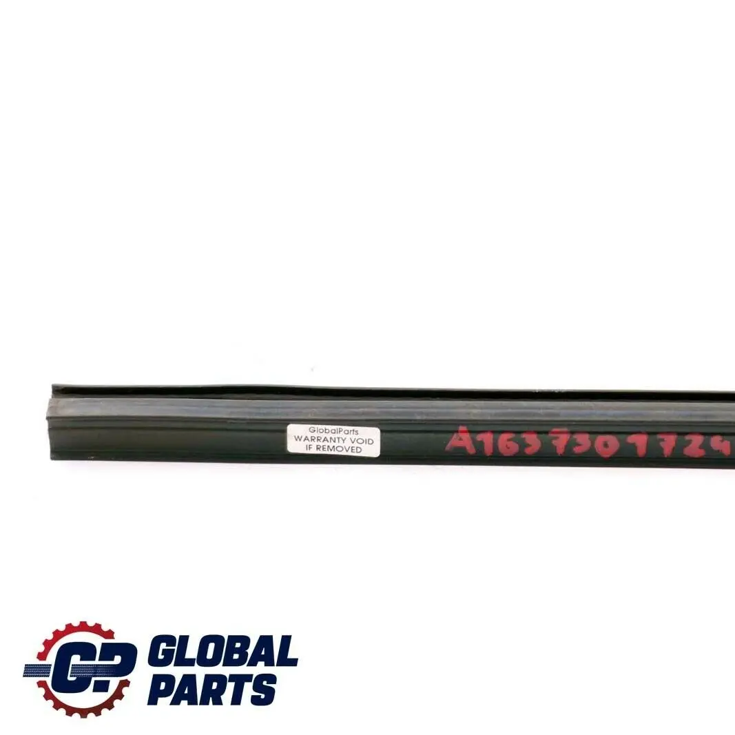  Mercedes-Benz M ML W163 Front Left Door Window Inside Rail Strip - SKU A1637201724 - Part number A1637201724