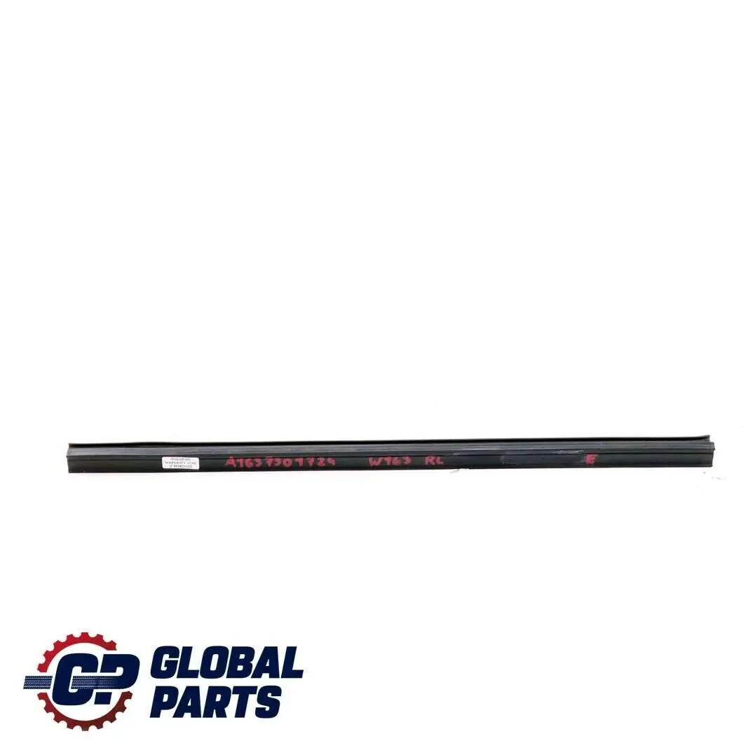 Mercedes-Benz M ML W163 Front Left Door Window Inside Rail Strip to with Part number A1637201724 Mercedes-Benz M ML W163 Front Left Door Window Inside Rail Strip - SKU A1637201724 - Part number A1637201724