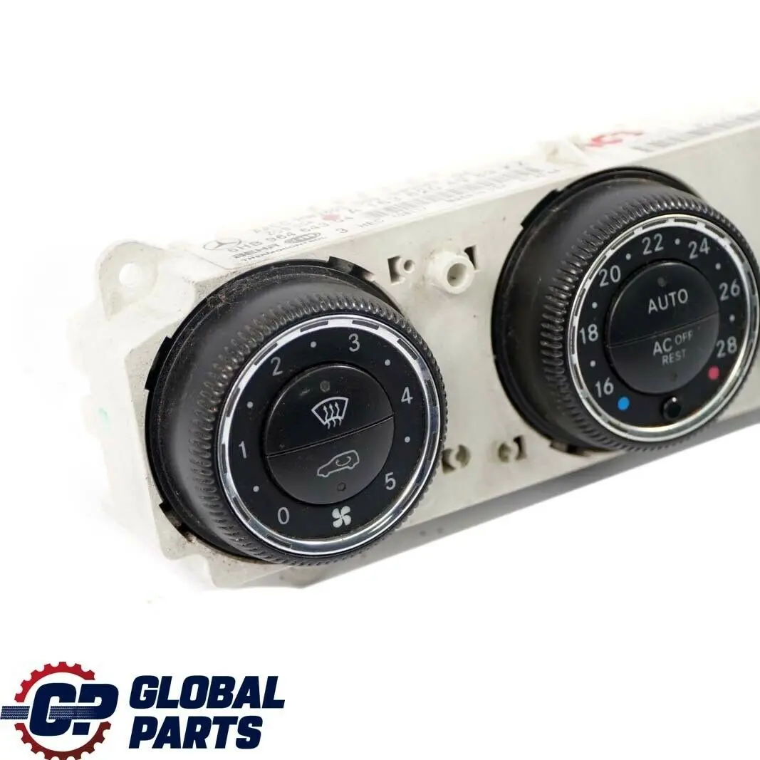 Mercedes-Benz ML W163 Heater Climate Control Unit Switch Panel to with Part number A1638204989 Mercedes-Benz ML W163 Heater Climate Control Unit Switch Panel - SKU A1638204989 - Part number A1638204989