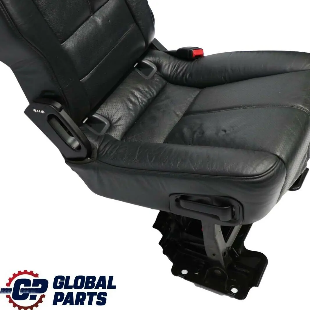 Mercedes ML W163 Black Leather Bench Backrest Rear Right O/S Seat - SKU A1639201846 - Part number A1639201846