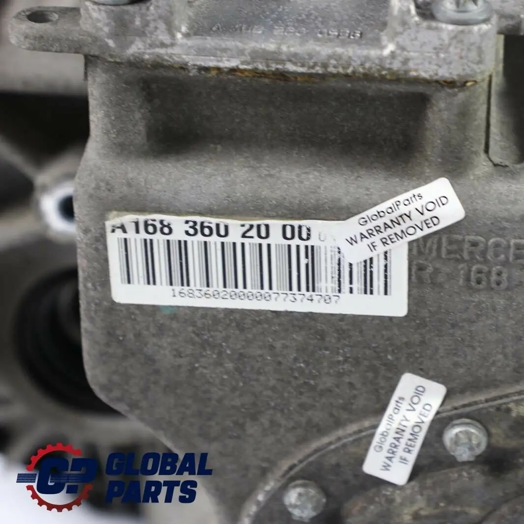 Mercedes A-Class W168 A140 5 Speed Manual Gearbox 716.501 WARRANTY - SKU A1683602000 - Part number A1683602000