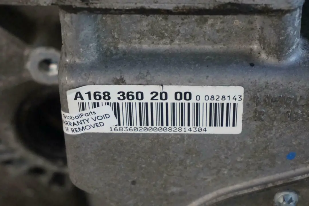 Mercedes A-Class W168 A140 5 Speed Manual Gearbox 716.501 WARRANTY - SKU A1683602000 - Part number A1683602000