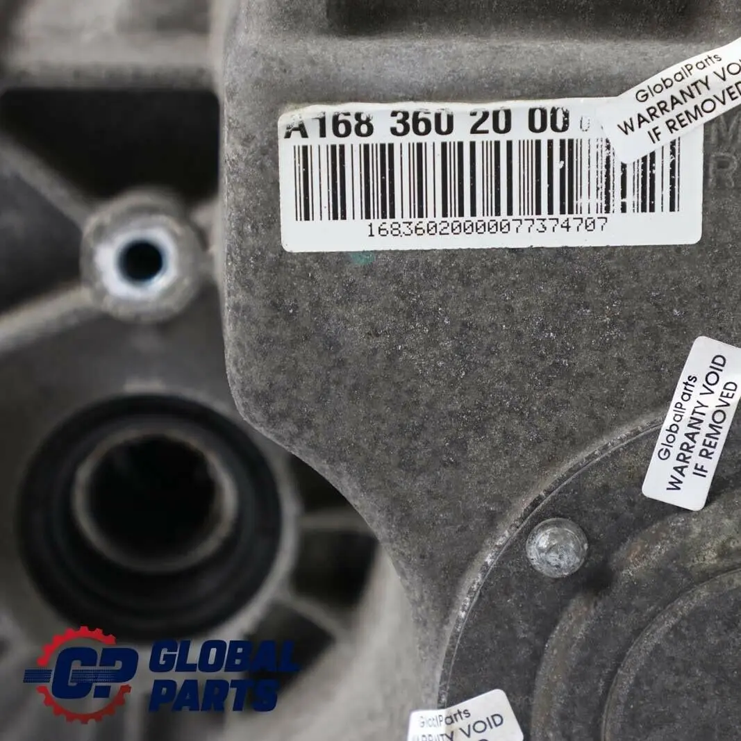 A140 5 Speed Manual Gearbox 716.501 WARRANTY to Mercedes A-Class W168 with Part number A1683602000 Mercedes A-Class W168 A140 5 Speed Manual Gearbox 716.501 WARRANTY - SKU A1683602000 - Part number A1683602000