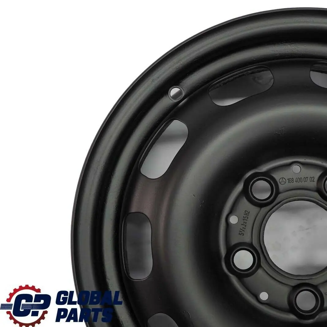  Mercedes-Benz A-Klasse W168 Stahlfelgen Stahl Felgen 15" 5,5J ET:54 - SKU A1684000702-1 - Teilenummer A1684000702