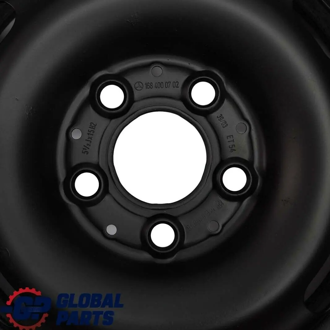 Mercedes-Benz A-Class W168 Steel Rim Wheel 15" 5,5J ET:54 to with Part number A1684000702 Mercedes-Benz A-Class W168 Steel Rim Wheel 15" 5,5J ET:54 - SKU A1684000702-1 - Part number A1684000702