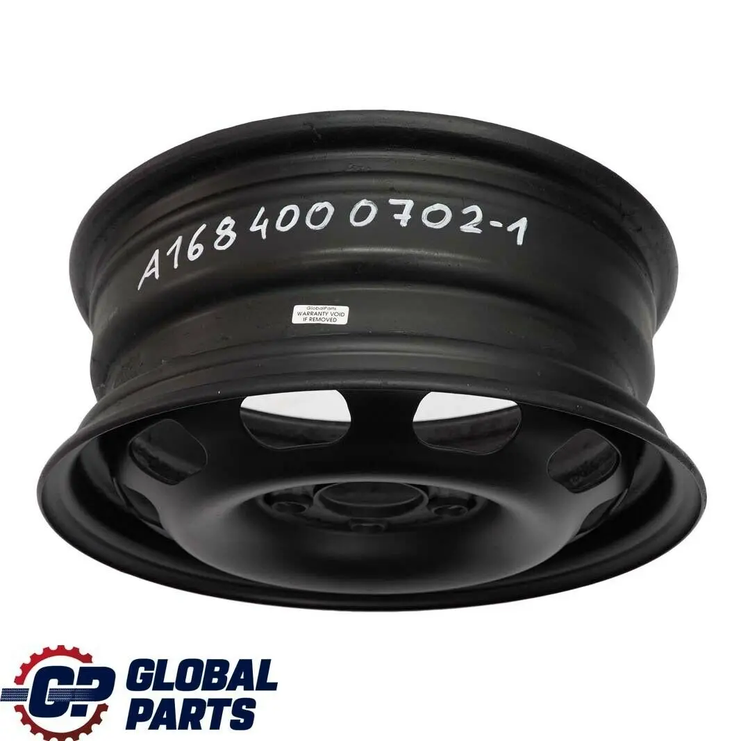  Mercedes-Benz A-Klasse W168 Stahlfelgen Stahl Felgen 15" 5,5J ET:54 - SKU A1684000702-1 - Teilenummer A1684000702