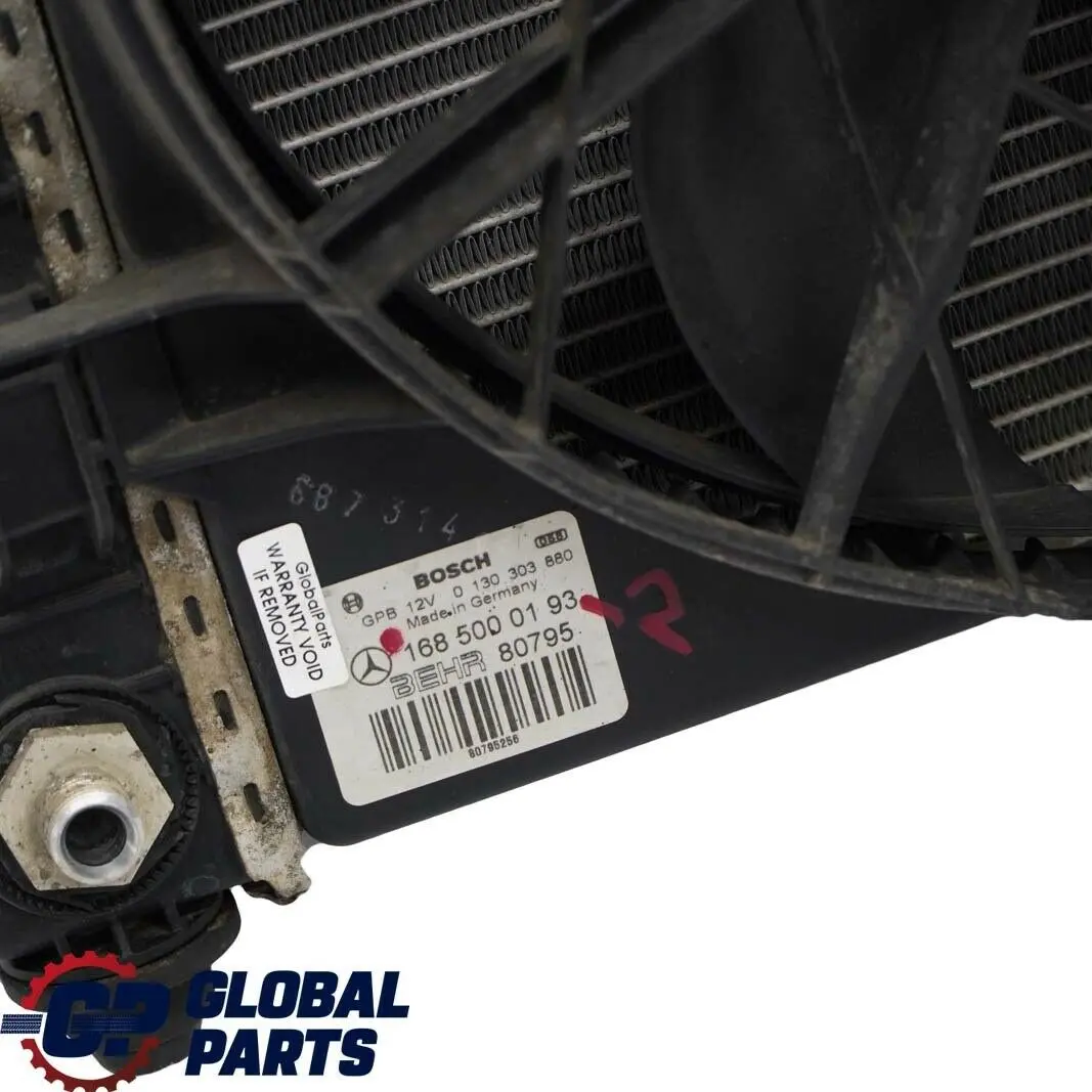 Mercedes Benz a Class W168 Raffreddamento Del Motore Ventola 300W A16850001 - SKU A1685000193-2 - Numero di parte A1685000193
