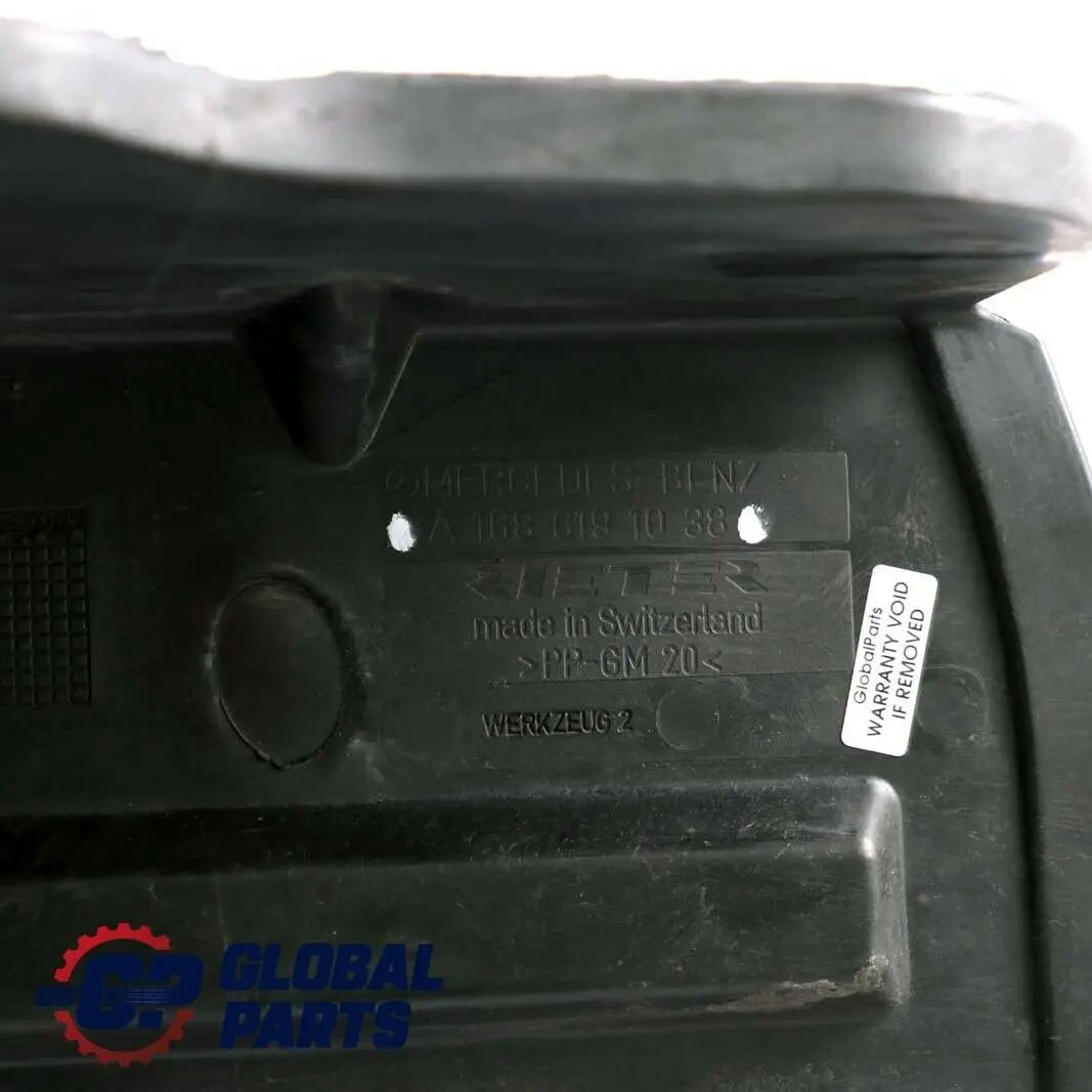 Mercedes-Benz A-Class W168 Guard Cover Under Rear Right Floor O/S to with Part number A1686191038 Mercedes-Benz A-Class W168 Guard Cover Under Rear Right Floor O/S - SKU A1686191038 - Part number A1686191038