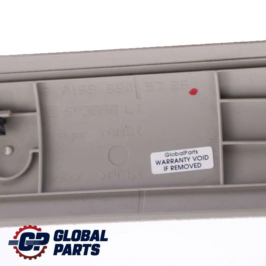 Columna A-Pilar Cubre Panel Izquierdo Gris para Mercedes A-Class W168 con número de pieza A1686905725 Mercedes A-Class W168 Columna A-Pilar Cubre Panel Izquierdo Gris - SKU A1686905725 - Número de pieza A1686905725
