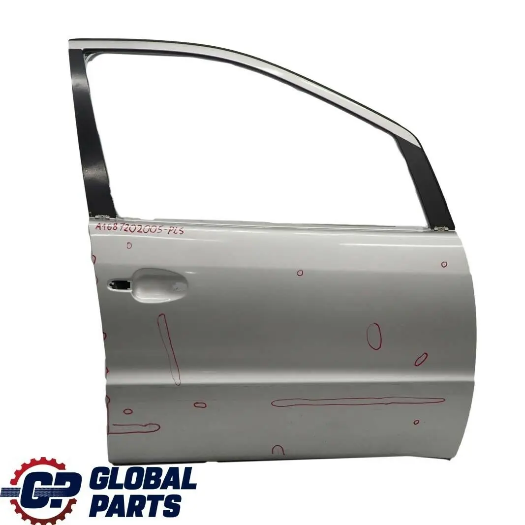  Mercedes-Benz A-Class W168 Door Front Right O/S Polar Silver Metallic - 761 - SKU A1687202005-PLS - Part number A1687202005