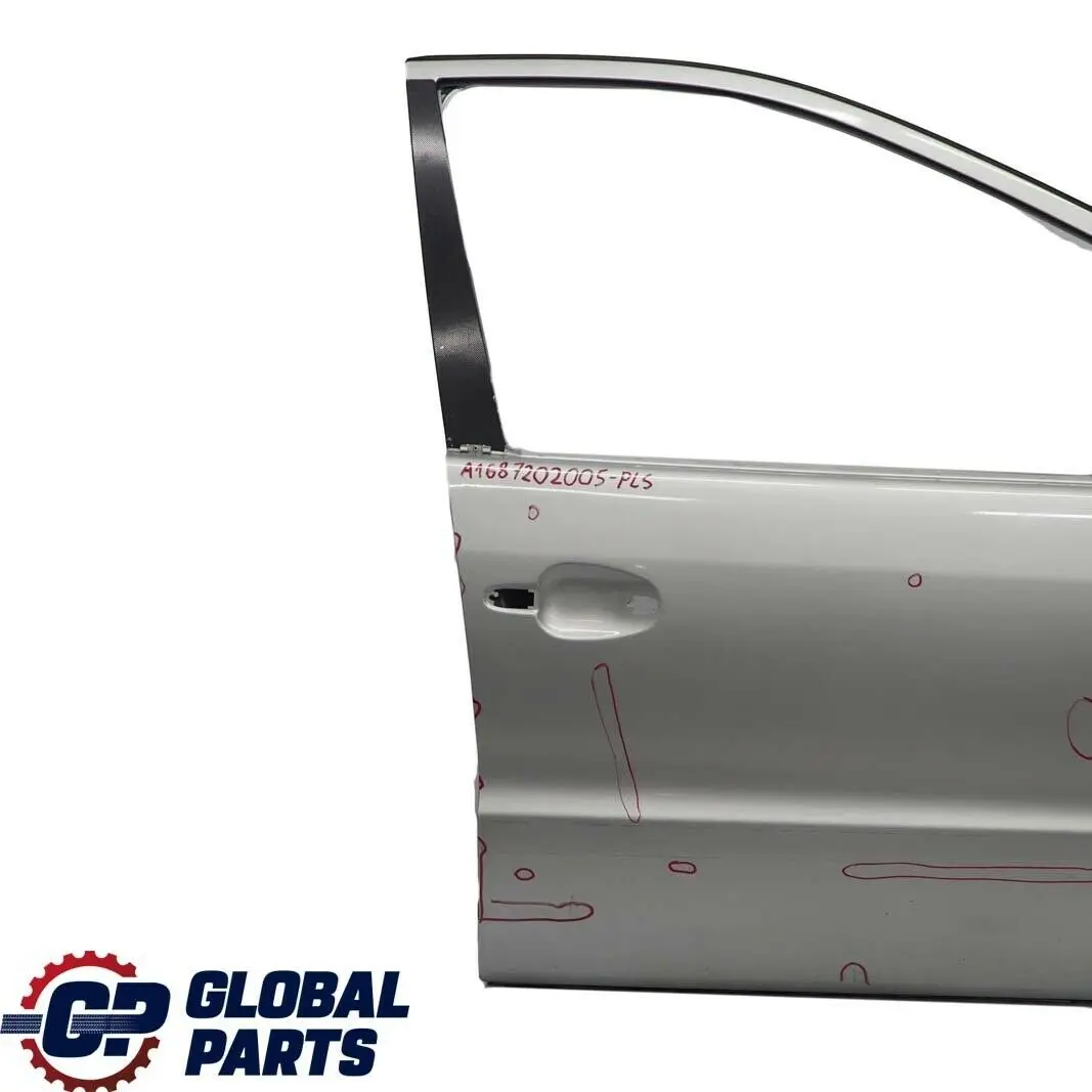  Mercedes-Benz A-Class W168 Door Front Right O/S Polar Silver Metallic - 761 - SKU A1687202005-PLS - Part number A1687202005