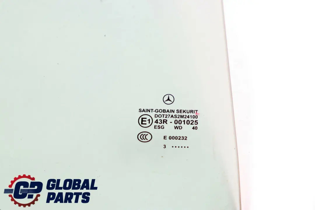  Mercedes-Benz A-Class W168 Rear Door Right O/S Window Glass AS2 - SKU A1687350200 - Part number A1687350200