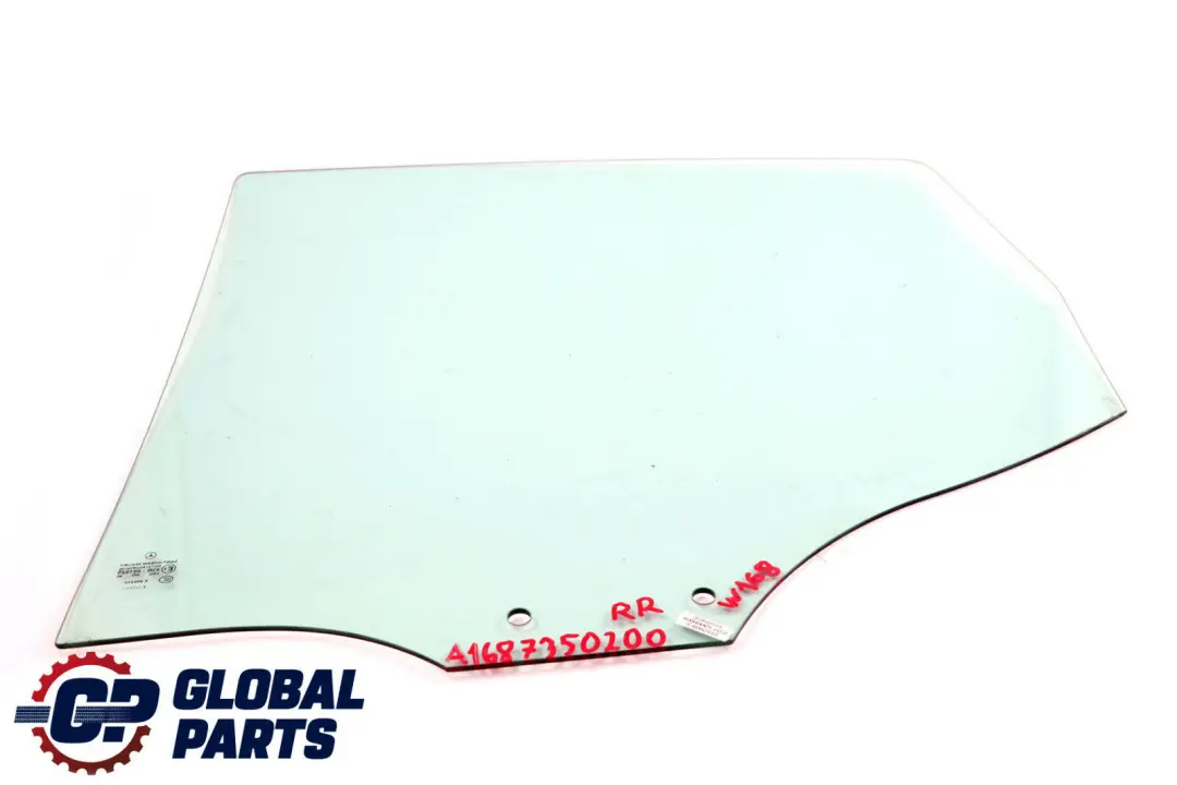 Mercedes-Benz W168 Arriere Droite Bleu Verre Vitre AS2 pour à propos du numéro de pièce A1687350200 Mercedes-Benz W168 Arriere Droite Bleu Verre Vitre AS2 - SKU A1687350200 - Numéro de pièce A1687350200