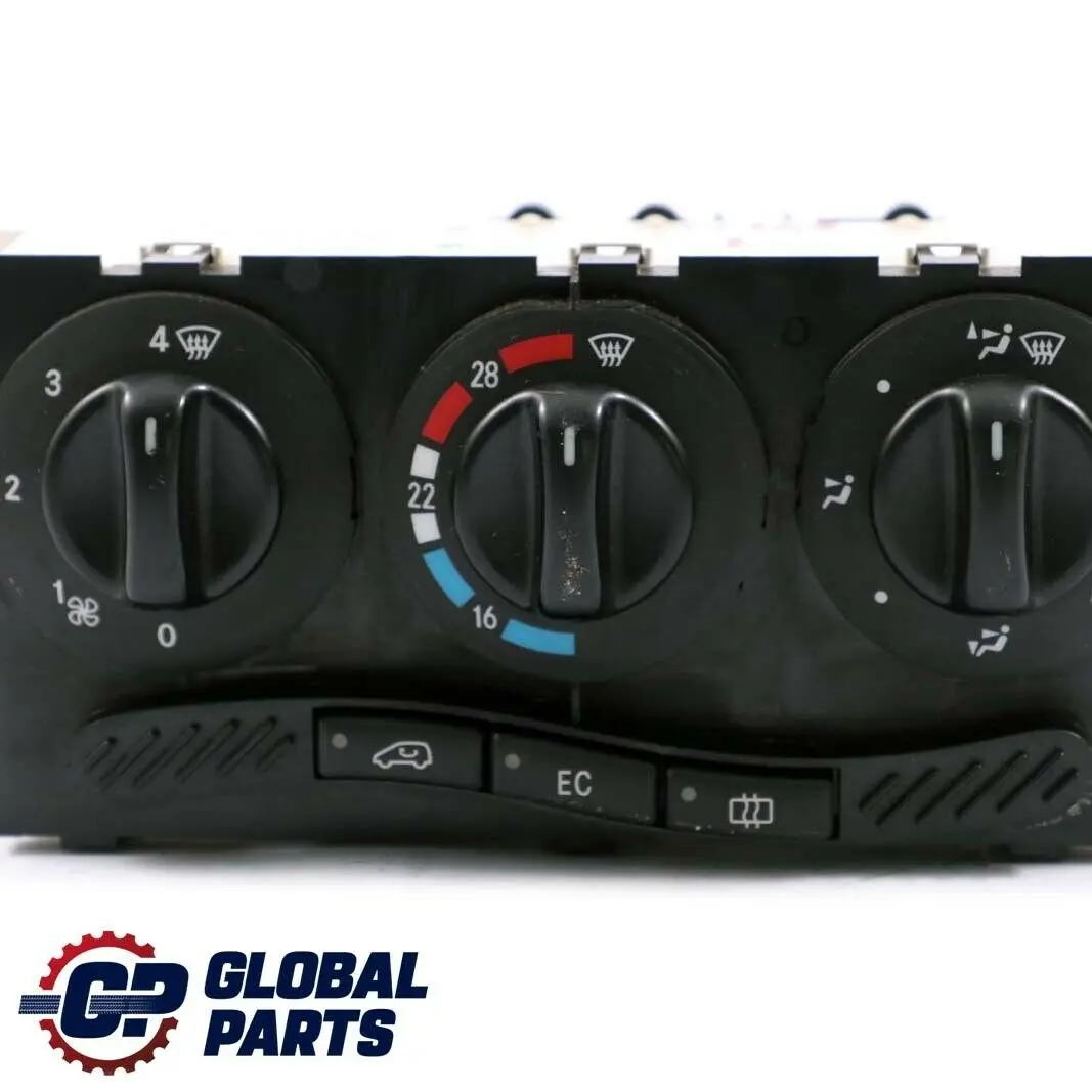 Mercedes-Benz A-Class W168 Heater Climate Control Unit Switch Panel to with Part number A1688300485 Mercedes-Benz A-Class W168 Heater Climate Control Unit Switch Panel - SKU A1688300485 - Part number A1688300485