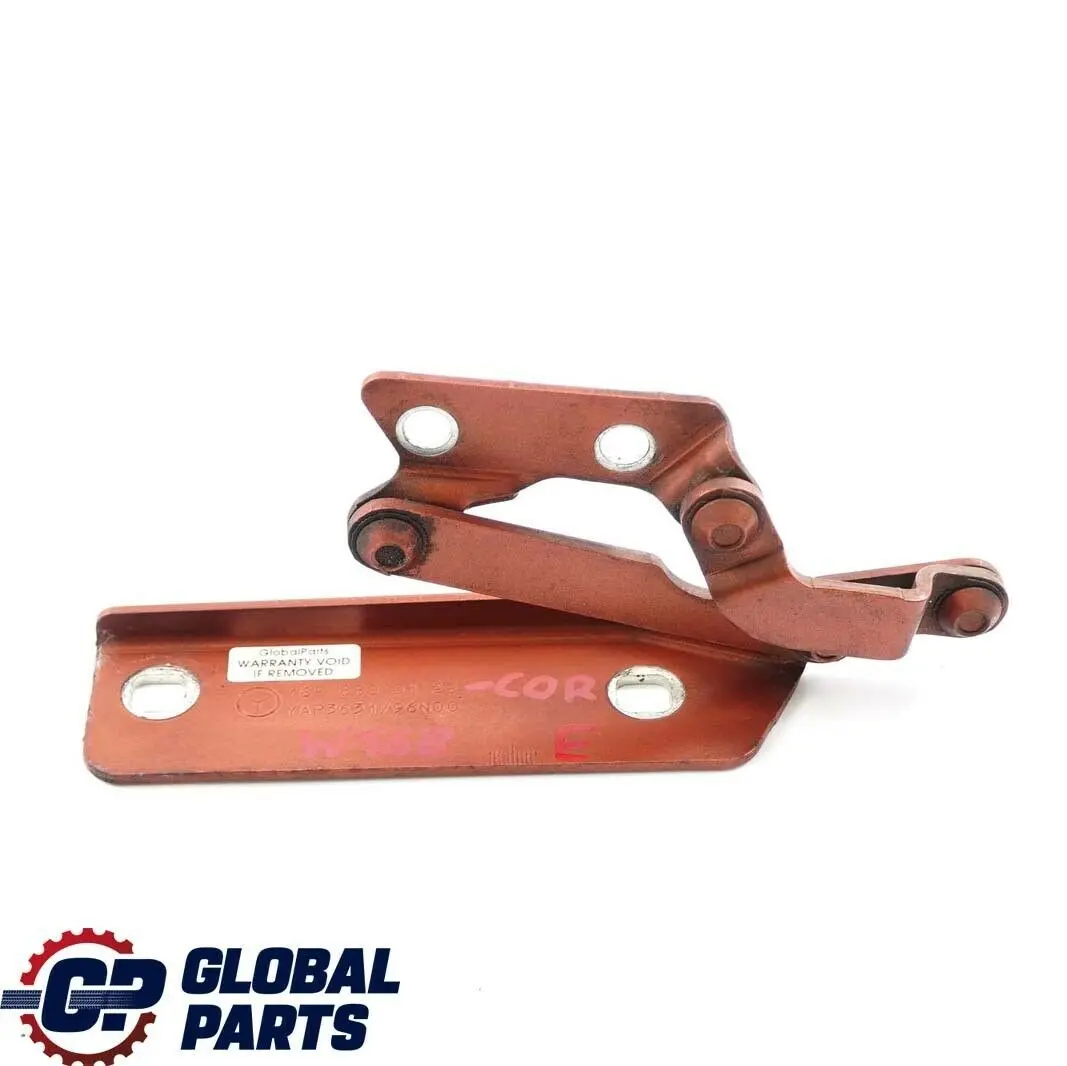 Mercedes-Benz A W168 Bisagra Izquierda Capo Delantera Mica Naranja Coral 490 para con número de pieza A1688800228 Mercedes-Benz A W168 Bisagra Izquierda Capo Delantera Mica Naranja Coral 490 - SKU A1688800128-COR - Número de pieza A1688800228