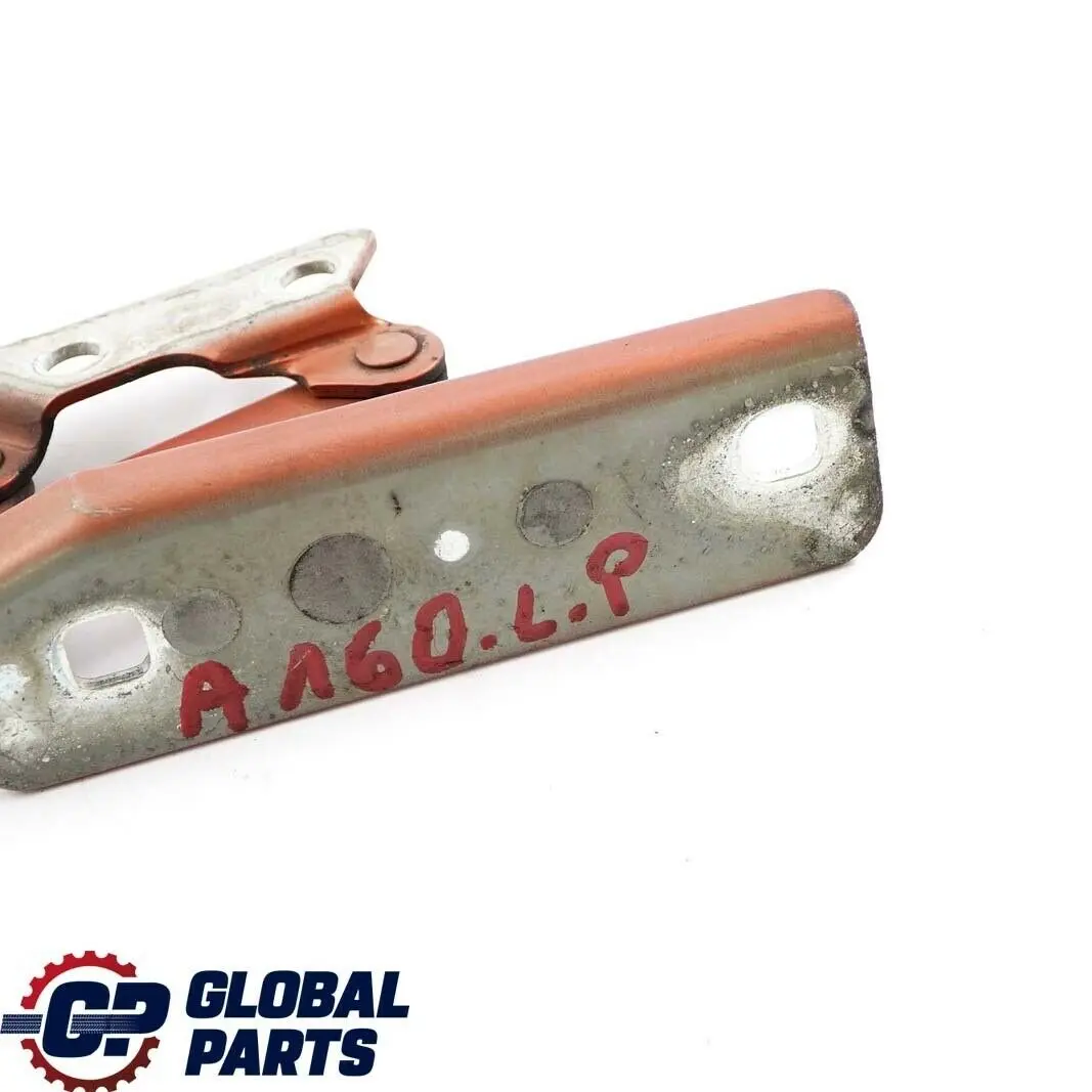 Cerniera Sinistra Cappuccio Cofano Anteriore Mica Arancio Corallo per Mercedes W168 con numero di parte A1688800228 Mercedes W168 Cerniera Sinistra Cappuccio Cofano Anteriore Mica Arancio Corallo - SKU A1688800128-COR - Numero di parte A1688800228