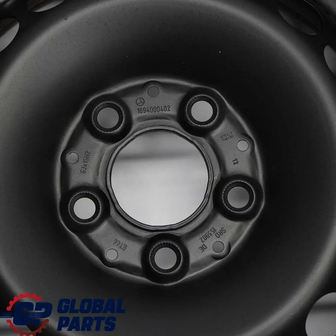 Jante En Acier 15" ET:44 6J pour Mercedes W169 W245 à propos du numéro de pièce A1694000402 Mercedes W169 W245 Jante En Acier 15" ET:44 6J - SKU A1694000402-1 - Numéro de pièce A1694000402
