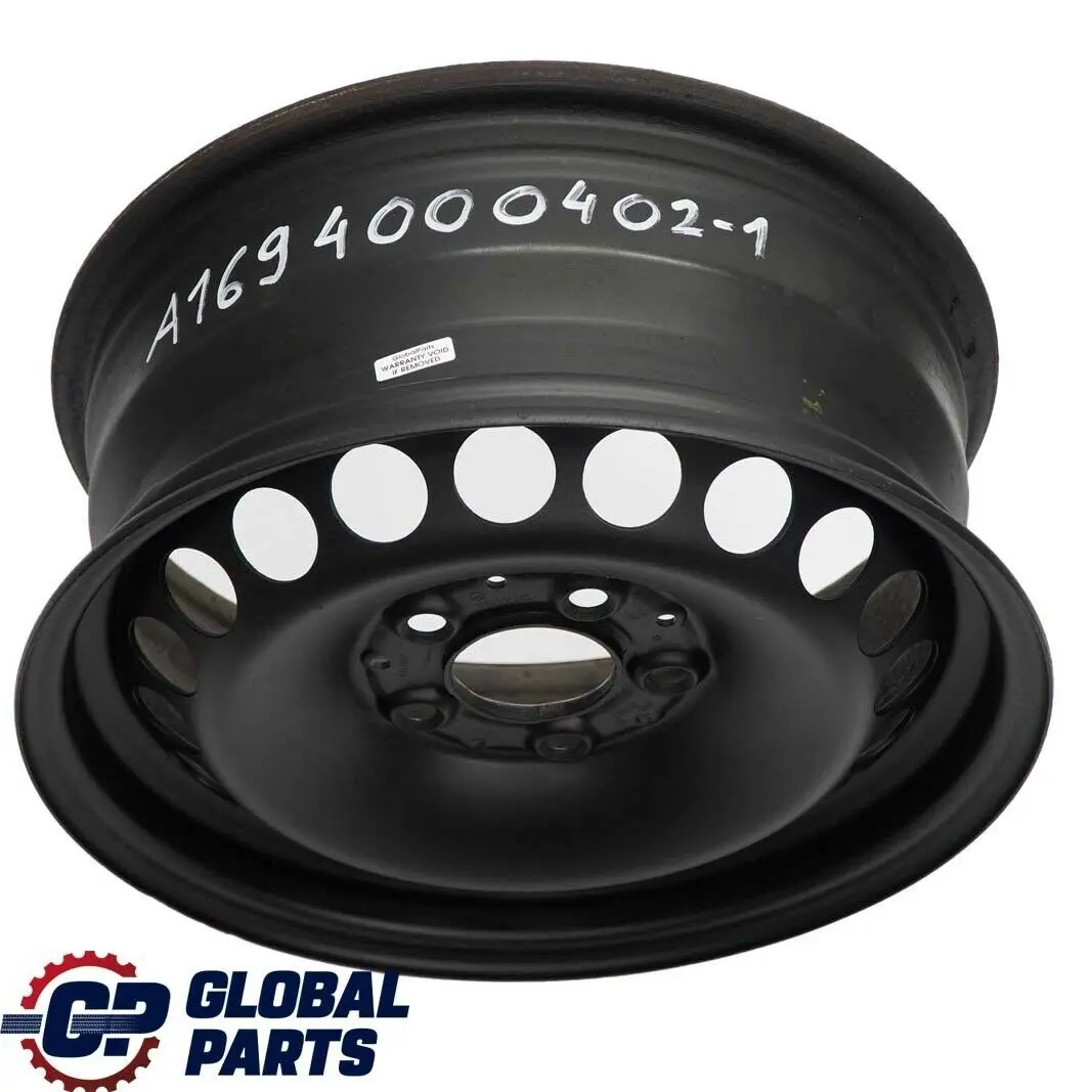 Mercedes W169 W245 Stahlfelgen Stahl Felgen 15" ET:44 6J - SKU A1694000402-1 - Teilenummer A1694000402
