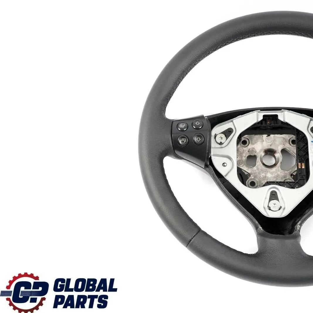 Mercedes-Benz A-Class W169 NEW Black Leather Steering Wheel with Black Threads to with Part number A1694600403 Mercedes-Benz A-Class W169 NEW Black Leather Steering Wheel with Black Threads - SKU A1694600403-2 - Part number A1694600403
