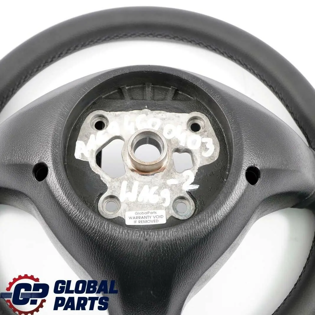 Mercedes-Benz A-Class W169 NEW Black Leather Steering Wheel with Black Threads to with Part number A1694600403 Mercedes-Benz A-Class W169 NEW Black Leather Steering Wheel with Black Threads - SKU A1694600403-2 - Part number A1694600403