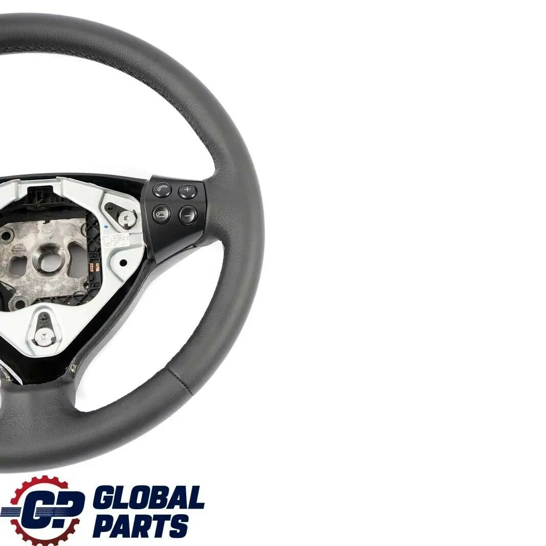 Mercedes-Benz A-Class W169 NEW Black Leather Steering Wheel with Black Threads to with Part number A1694600403 Mercedes-Benz A-Class W169 NEW Black Leather Steering Wheel with Black Threads - SKU A1694600403-2 - Part number A1694600403