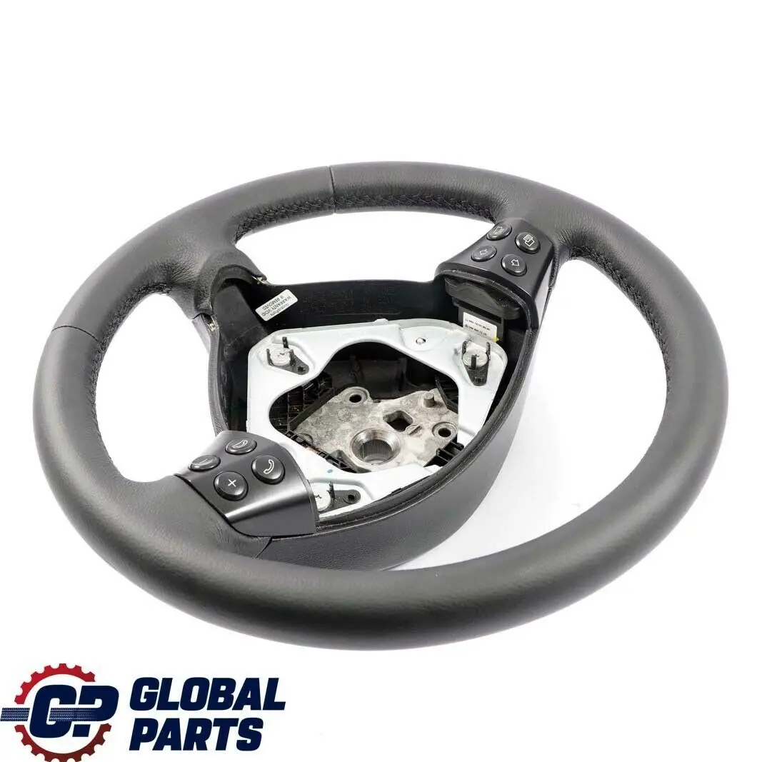 Mercedes-Benz A-Class W169 NEW Black Leather Steering Wheel with Black Threads to with Part number A1694600403 Mercedes-Benz A-Class W169 NEW Black Leather Steering Wheel with Black Threads - SKU A1694600403-2 - Part number A1694600403