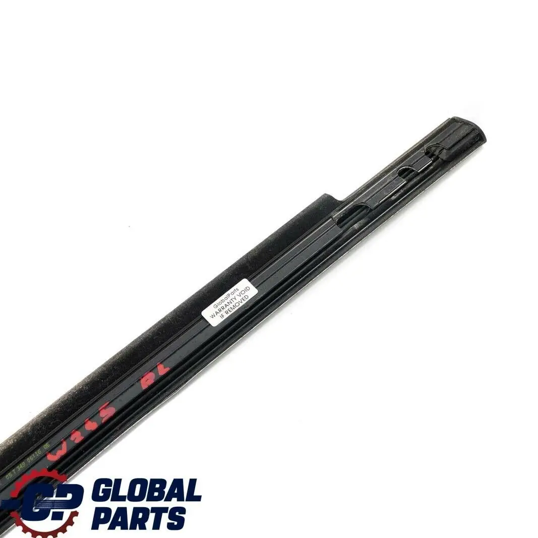 Hinten Links Tür Fenster Zierleiste für Mercedes W245 mit Teilenummer A1697351565 Mercedes W245 Hinten Links Tür Fenster Zierleiste - SKU A1697351565 - Teilenummer A1697351565