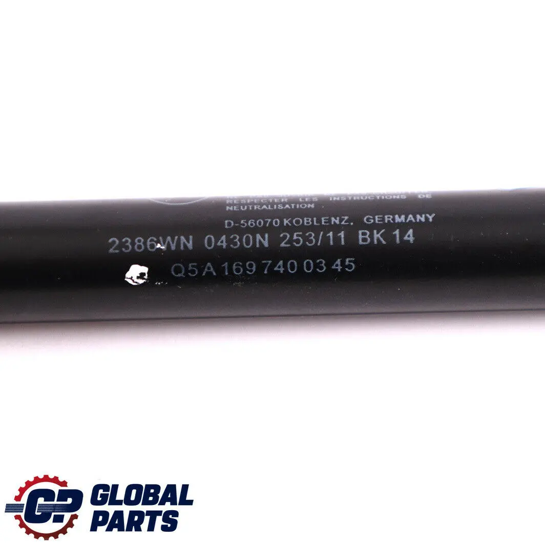 Mercedes-Benz W169 Ressort A Gaz Charniere Hayon pour à propos du numéro de pièce A1697400345 Mercedes-Benz W169 Ressort A Gaz Charniere Hayon - SKU A1697400345 - Numéro de pièce A1697400345