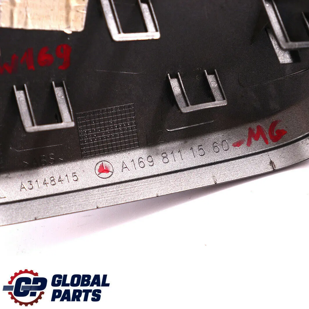 Mercedes W169 Links Abdeckung Außenspiegelgehäuse Berggrau 787 - SKU A1698111560-MG - Teilenummer A1698111560
