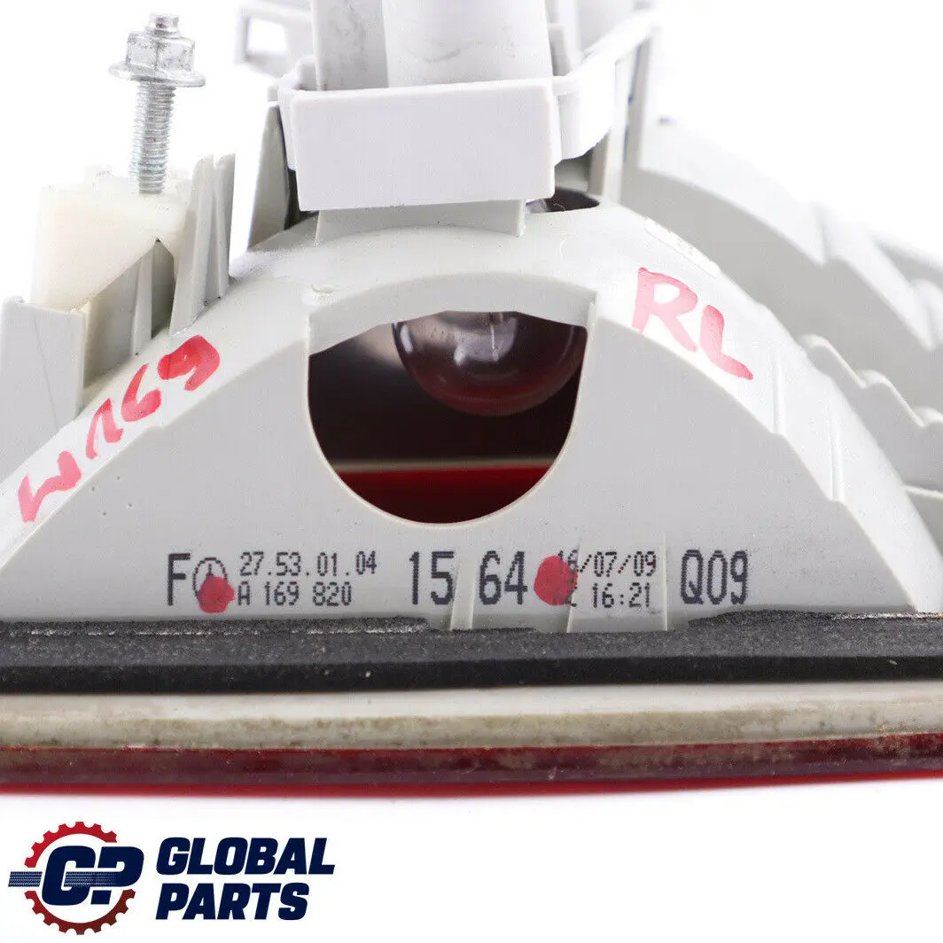 Luz trasera interior izquierda para Mercedes W245 con número de pieza A1698201564 Mercedes W245 Luz trasera interior izquierda - SKU A1698201564 - Número de pieza A1698201564