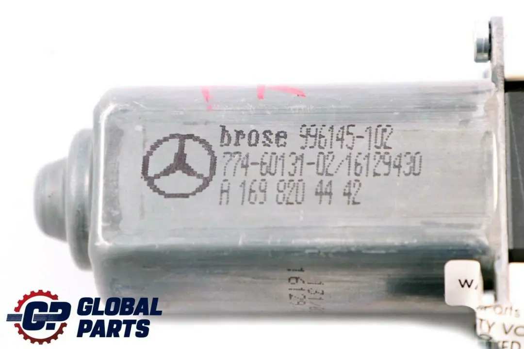 Mercedes-Benz A B W169 W245 Front Right Door O/S Window Electric Lifter Motor to with Part number A1698204442 Mercedes-Benz A B W169 W245 Front Right Door O/S Window Electric Lifter Motor - SKU A1698204442 - Part number A1698204442