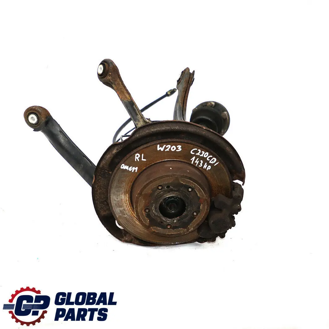 Mercedes-Benz W203 C 220 CDI OM611 Schwenklager Bremssattel Hinten Links