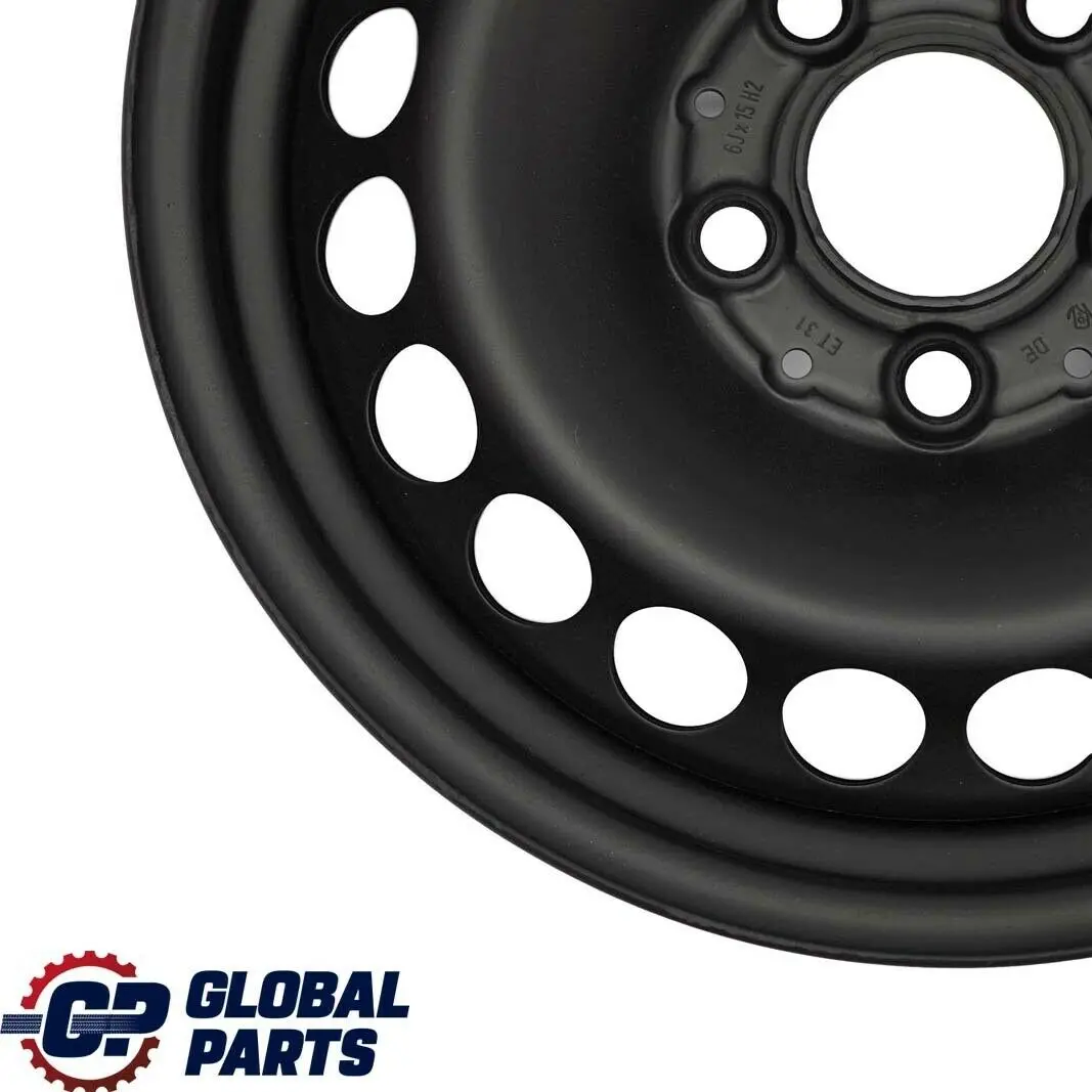 Mercedes-Benz C-Class W203 S203 Black Spare Wheel 15" 6J ET:31 to with Part number A2034000002 Mercedes-Benz C-Class W203 S203 Black Spare Wheel 15" 6J ET:31 - SKU A2034000002-1 - Part number A2034000002
