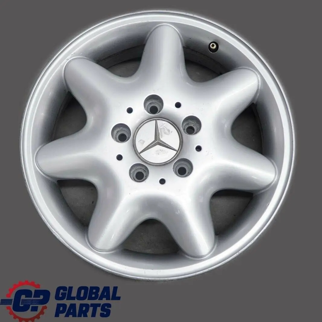  Mercedes-Benz C-Klasse W203 Silber Alufelge Alu Felge 15" 6J ET:31 - SKU A2034010002-2 - Teilenummer A2034010002