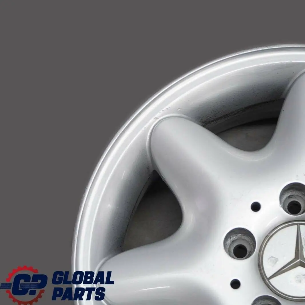  Mercedes-Benz C-Klasse W203 Silber Alufelge Alu Felge 15" 6J ET:31 - SKU A2034010002-2 - Teilenummer A2034010002