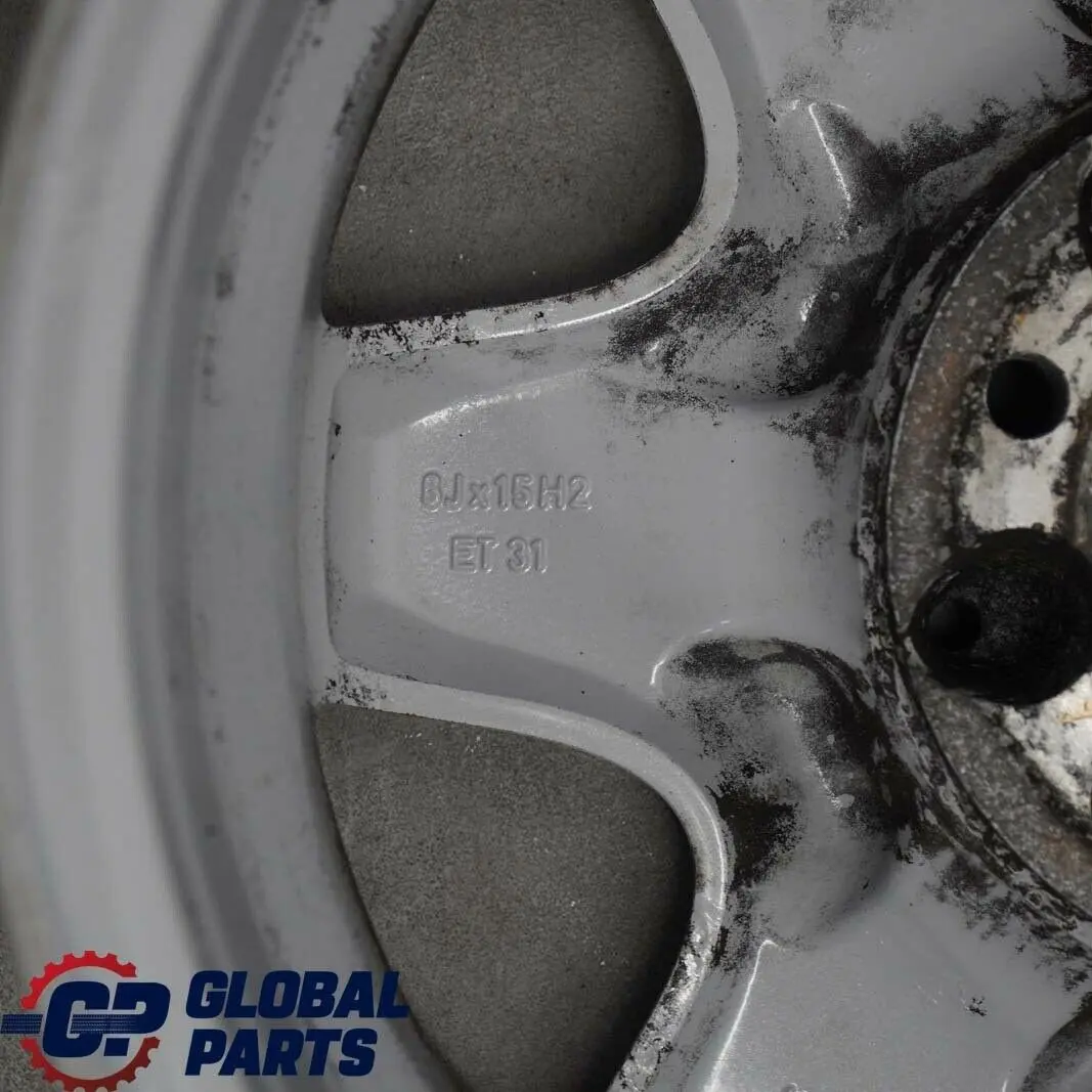 Mercedes-Benz C-Class W203 Silver Alloy Wheel Rim 15" 6J ET:31 to with Part number A2034010002 Mercedes-Benz C-Class W203 Silver Alloy Wheel Rim 15" 6J ET:31 - SKU A2034010002-2 - Part number A2034010002