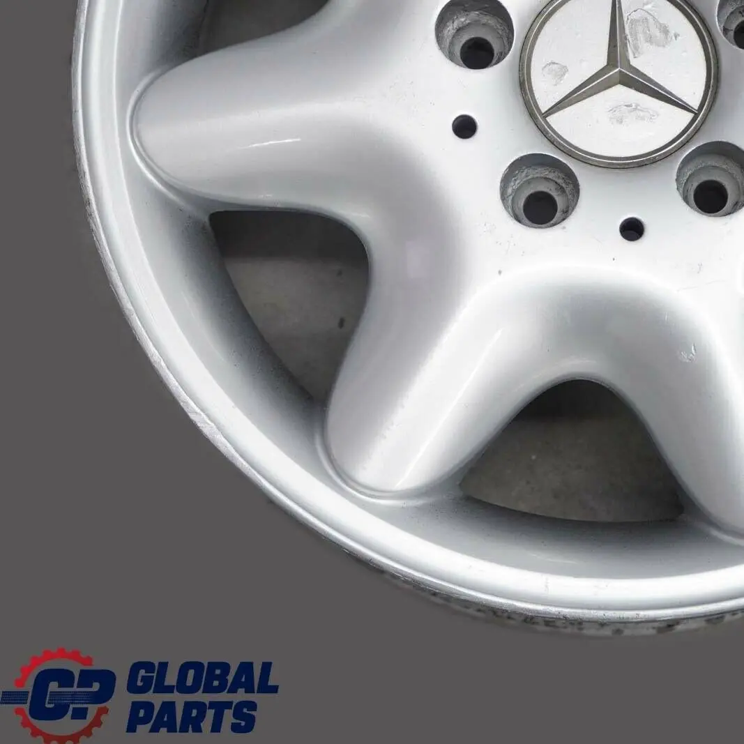 Mercedes-Benz C-Class W203 Silver Alloy Wheel Rim 15" 6J ET:31 to with Part number A2034010002 Mercedes-Benz C-Class W203 Silver Alloy Wheel Rim 15" 6J ET:31 - SKU A2034010002-2 - Part number A2034010002