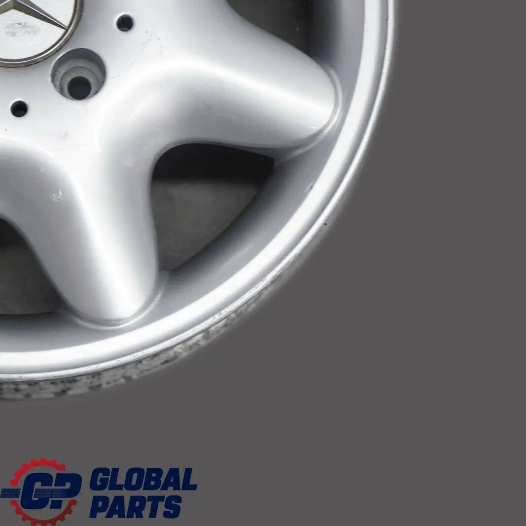  Mercedes-Benz C-Klasse W203 Silber Alufelge Alu Felge 15" 6J ET:31 - SKU A2034010002-2 - Teilenummer A2034010002