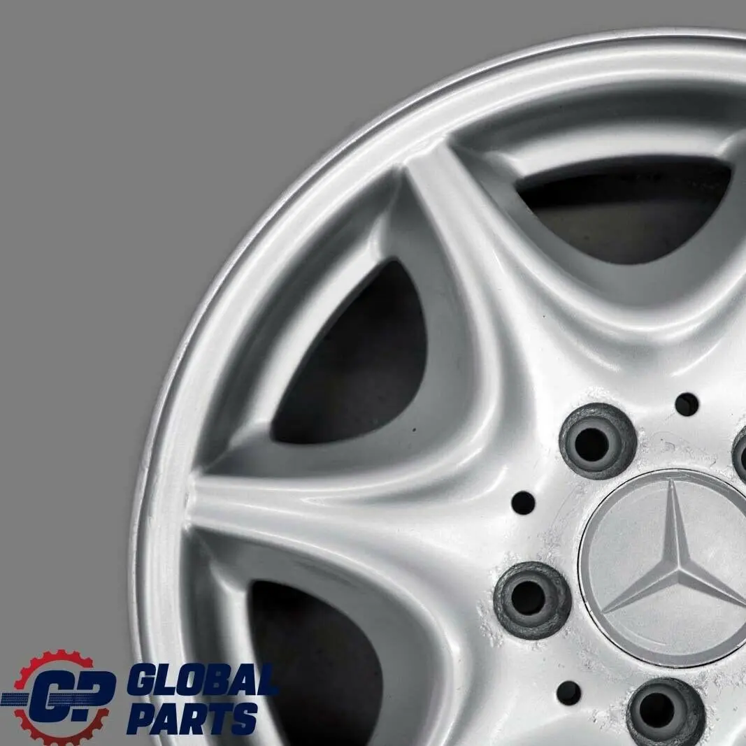  Mercedes-Benz C-Class W203 Silver Alloy Wheel Rim 15" 6J ET:31 - SKU A2034010102-2 - Part number A2034010102