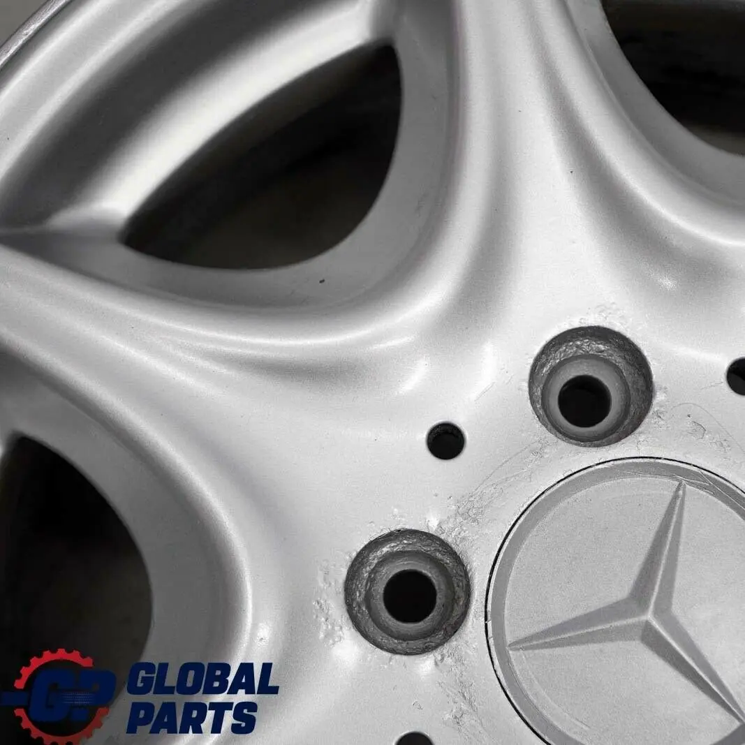 Mercedes-Benz C-Klasse W203 Silber Alufelge Alu Felge 15" 6J ET:31 - SKU A2034010102-2 - Teilenummer A2034010102
