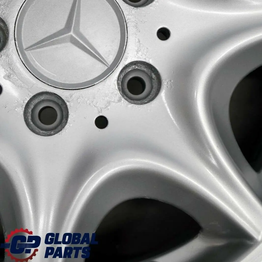  Mercedes-Benz C-Klasse W203 Silber Alufelge Alu Felge 15" 6J ET:31 - SKU A2034010102-2 - Teilenummer A2034010102